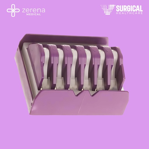 [C-HM-MP] Pieza Clip de Polimero Hem-o-lock L Morado, genérico
